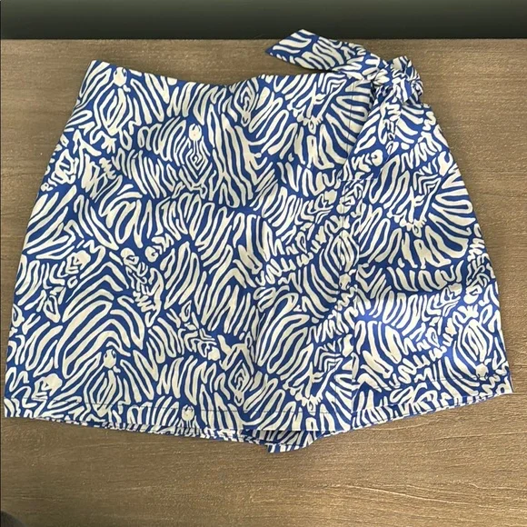 NWT Lilly Pulitzer Blue/White Golf Skort - Picture 1 of 4